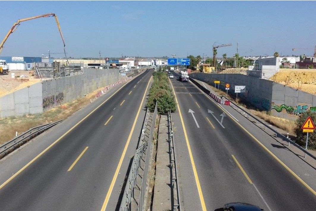 Cortes de tráfico en la A-376 por el desdoble de la carretera de Alcalá