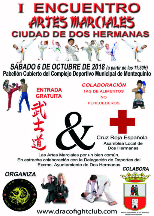 Primer encuentro de artes marciales con fin solidario
