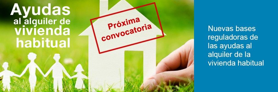 Nueva convocatoria de ayudas al alquiler para vivienda habitual