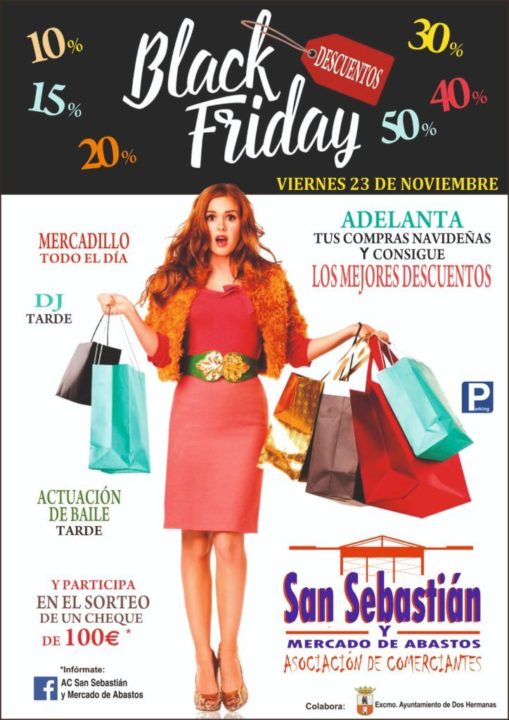 Asocentro sortea dos cheques de 50 euros por el Black Friday