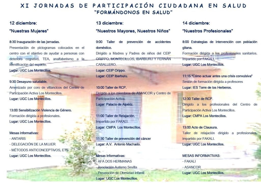 Los Montecillos sigue formando en salud