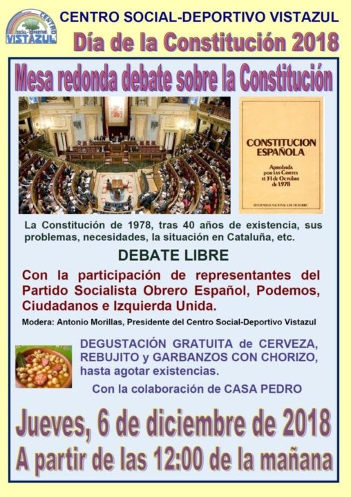 Mesa redonda sobre la Constitución en Vistazul