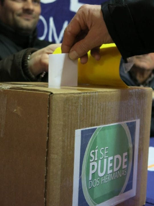 Presentación de candidatos a la lista de Sí se puede