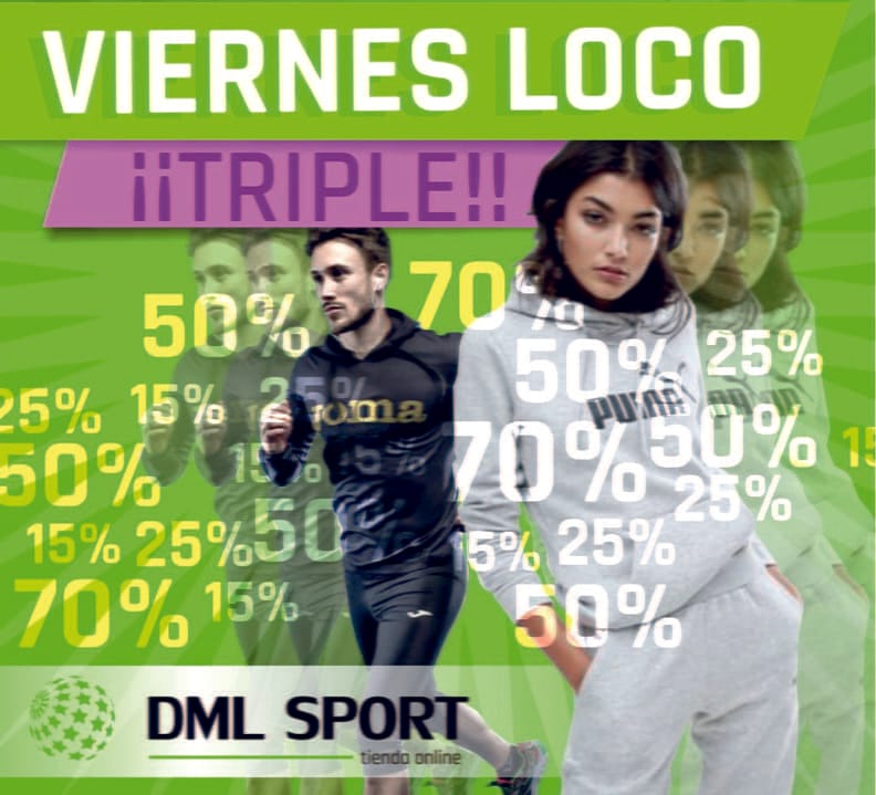 DML Sport celebra un Viernes Loco Triple