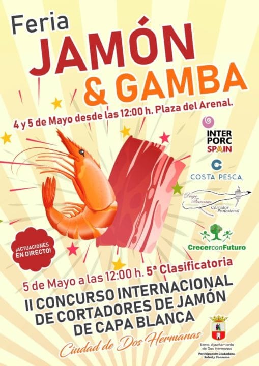 La Plaza del Arenal acogerá la Feria del Jamón y la Gamba