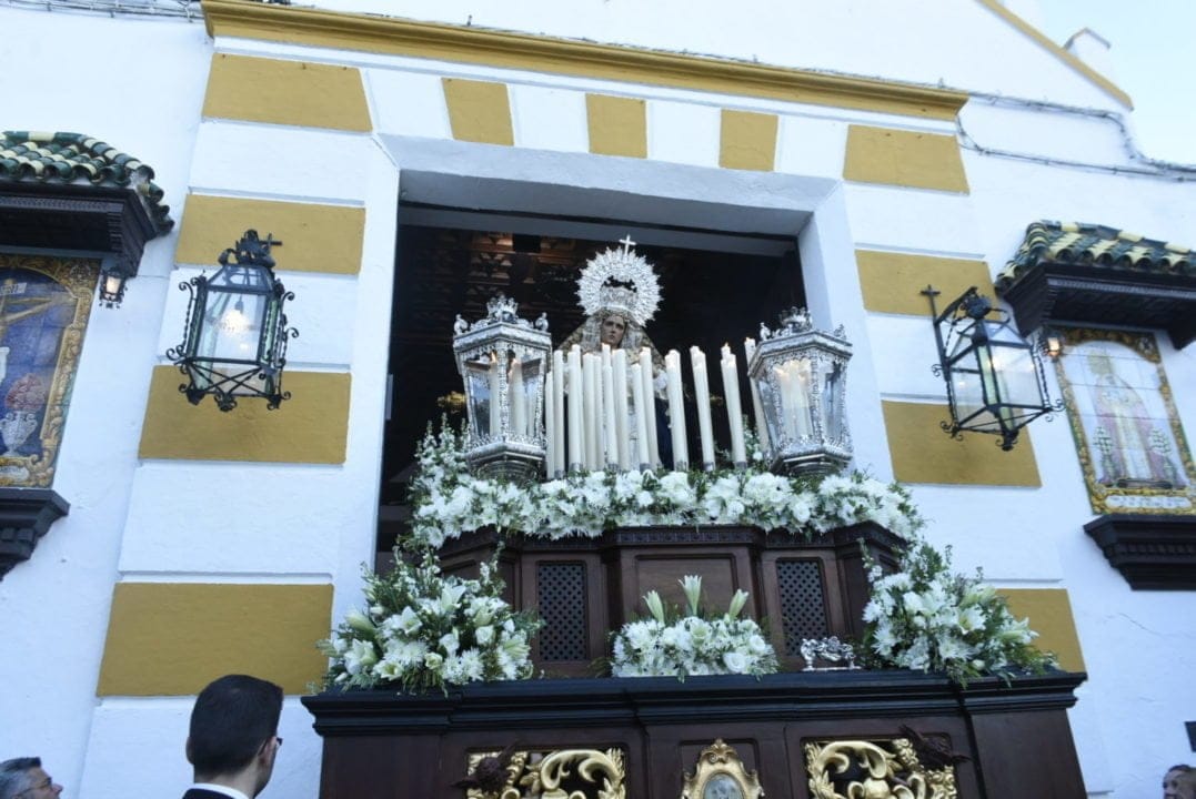 La Virgen del Carmen pudo realizar su Estación de Fe