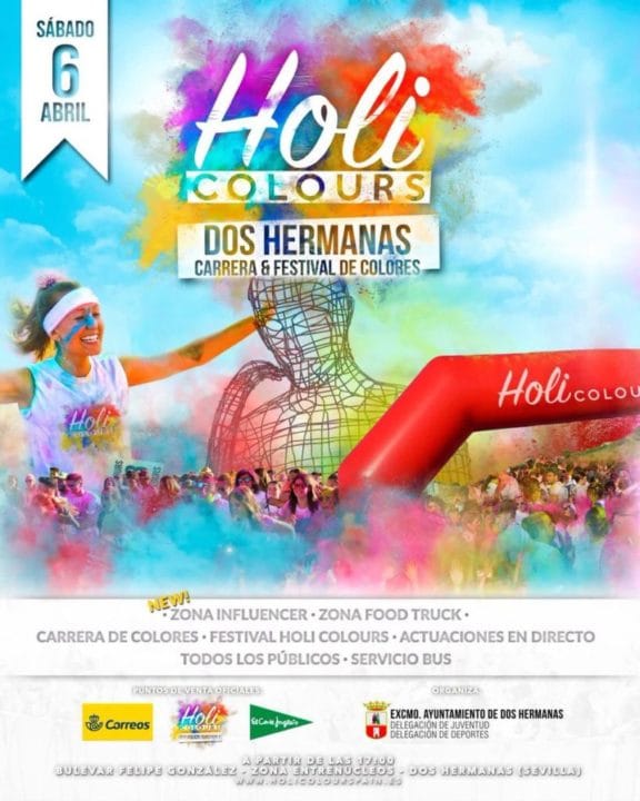 El Holi Colours coloreará este sábado Entrenúcleos