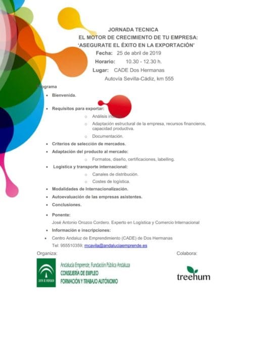 CADE organiza una jornada sobre el éxito en la exportación