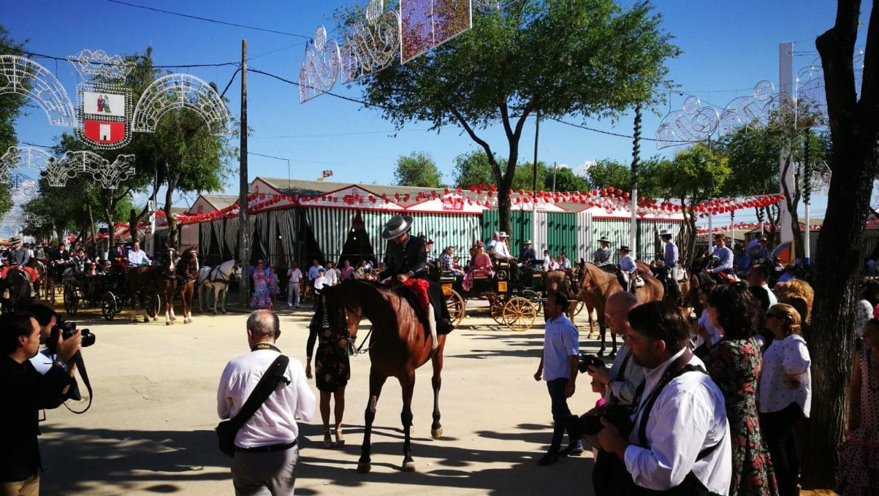 Paseo de caballos y enganches para las tardes de feria