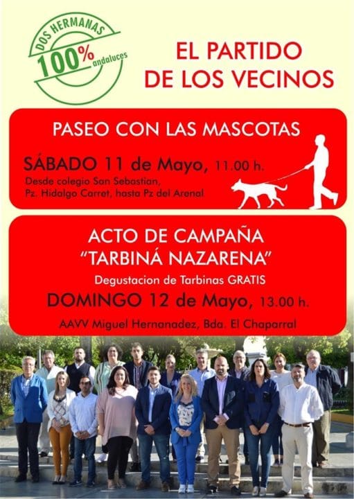 Dos Hermanas 100% inicia campaña electoral con dos actos