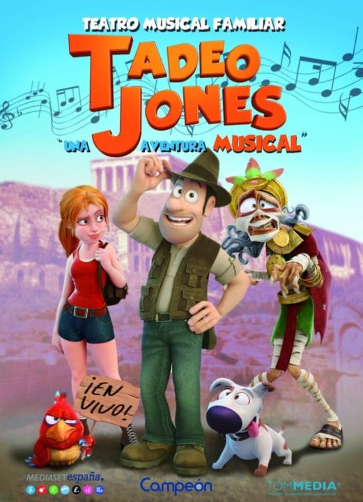 Reparto de invitaciones del musical Tadeo Jones