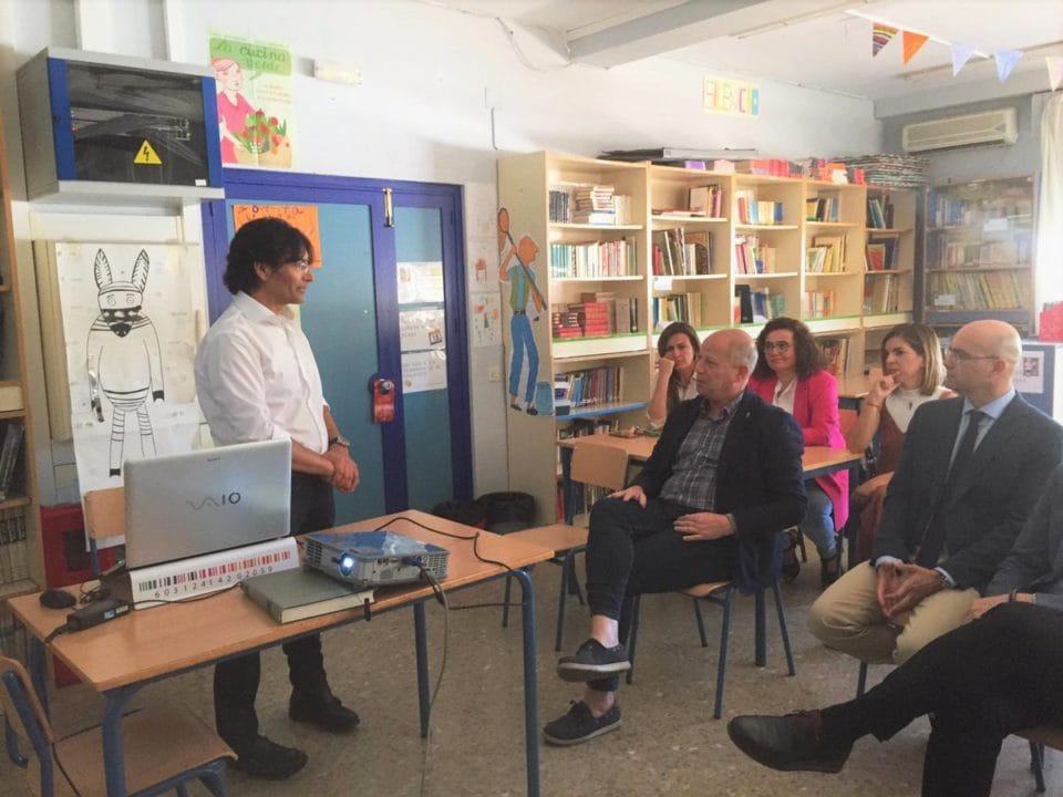 Javier Imbroda visita el Colegio Ibarburu