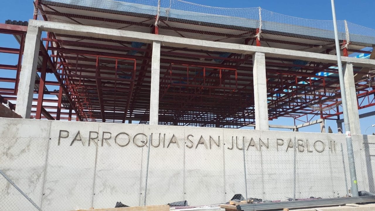 La última fase de la parroquia de San Juan Pablo II, a pleno rendimiento