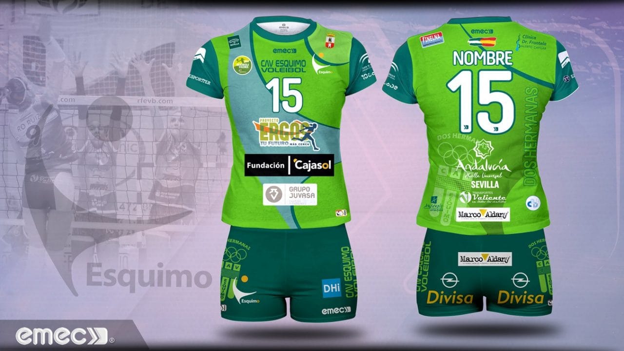Patrocinio del Proyecto Ergos para Cajasol Voley Esquimo