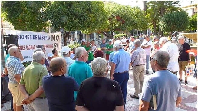 Se retoman las concentraciones de la plataforma en defensa de las pensiones