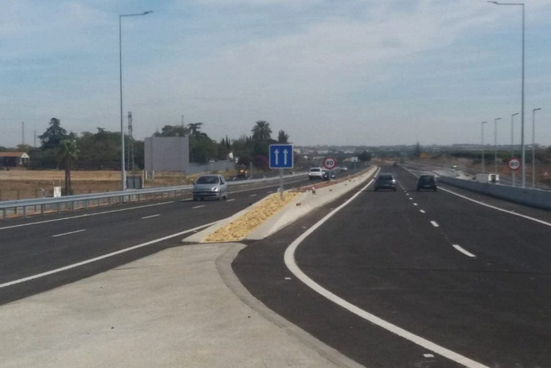 Apertura al tráfico de los 5 km de la carretera de Alcalá ya desdoblados