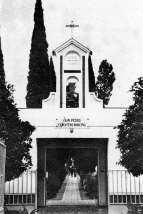 El cementerio de San Pedro en 1909