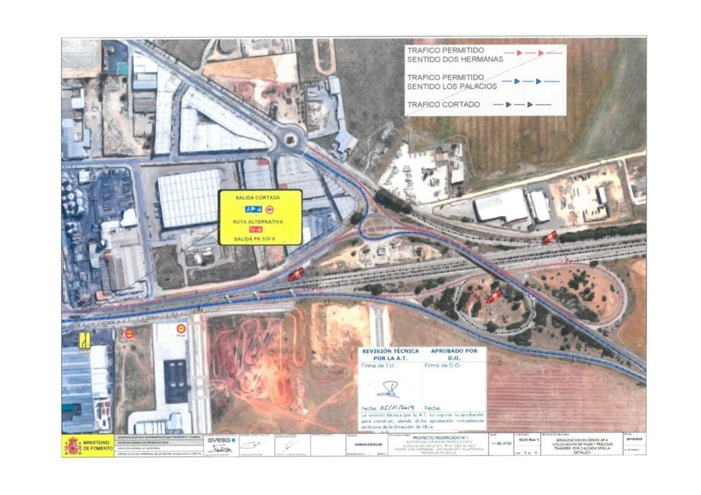 Cortes en la Nacional IV por las obras de desdoble esta semana