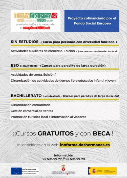 El proyecto Innform@ amplía su oferta formativa