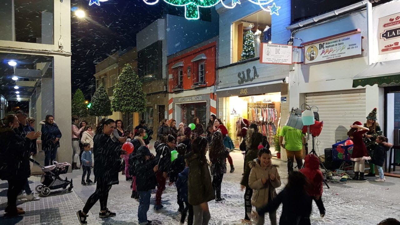 La animación navideña de Asocentro a pleno ritmo