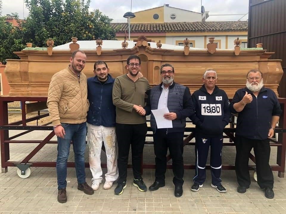 Nuevo paso procesional para la Agrupación de La Misericordia