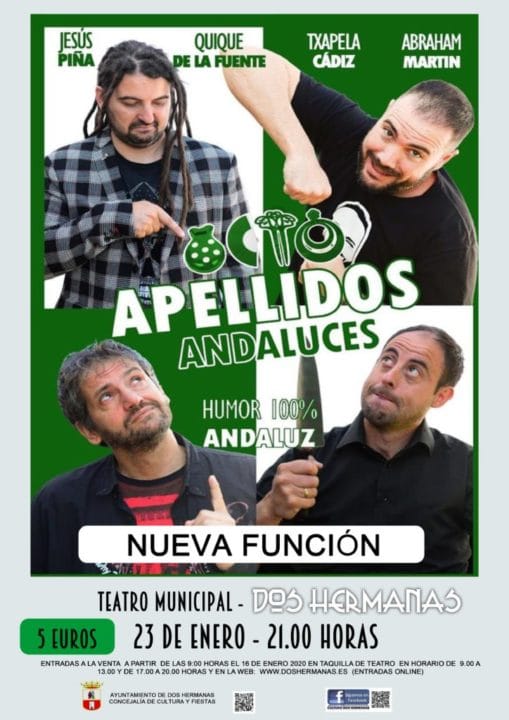 Nueva función de la obra ‘Ocho Apellidos Andaluces’ en el teatro