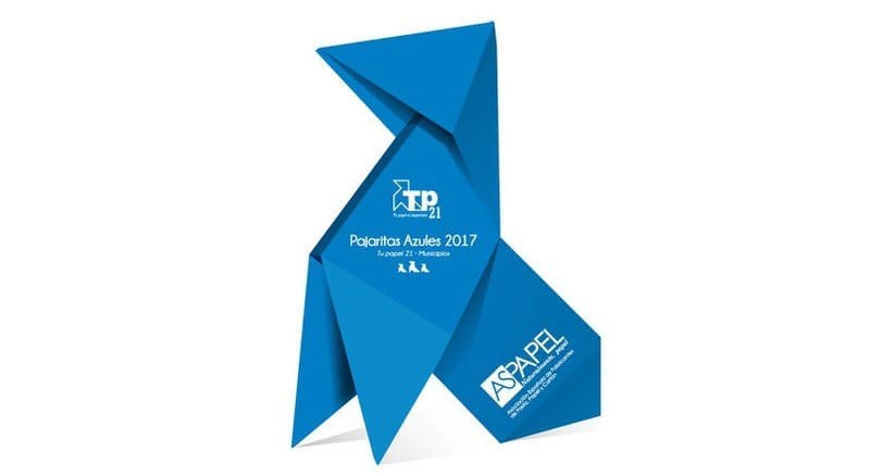 Dos nuevas Pajaritas Azules por la buena gestión del papel y el cartón