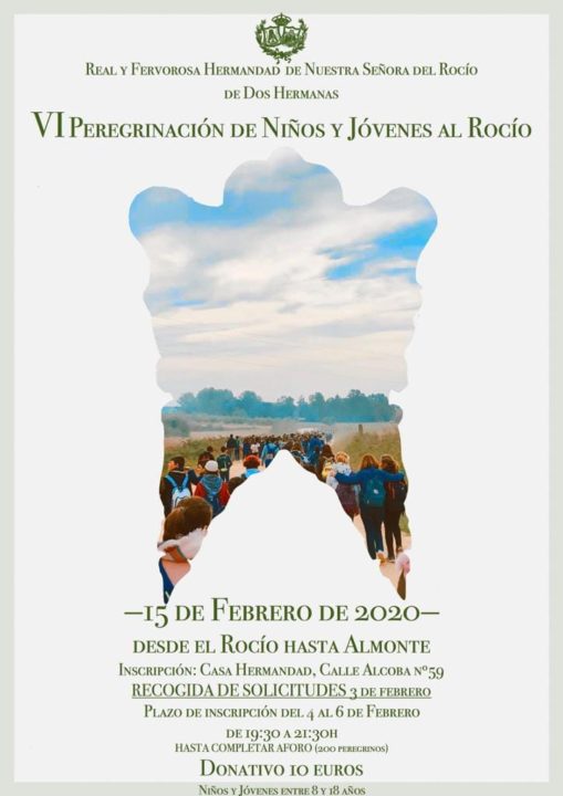 Migas solidarias y peregrinación de la juventud del Rocío
