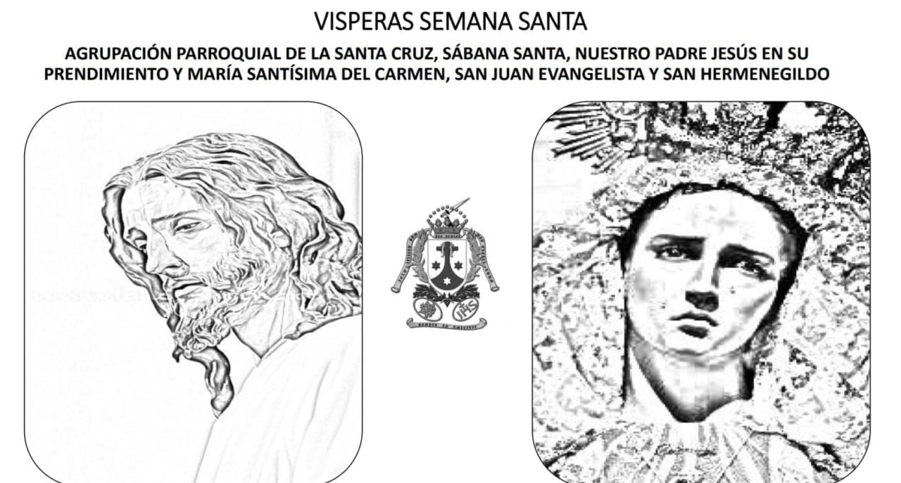 Cuaderno de dibujos de la Semana Santa para el aislamiento