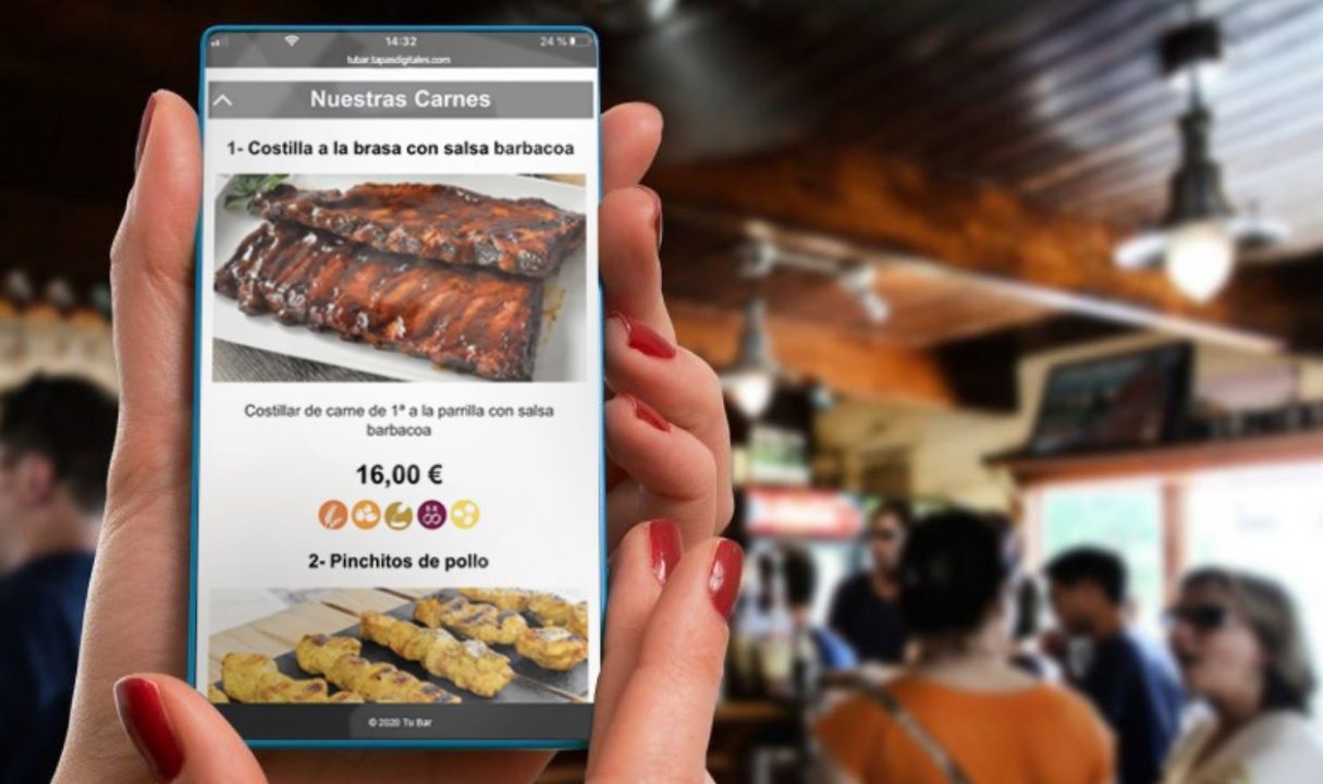 Cartas digitalizadas para los negocios de hostelería de Dos Hermanas