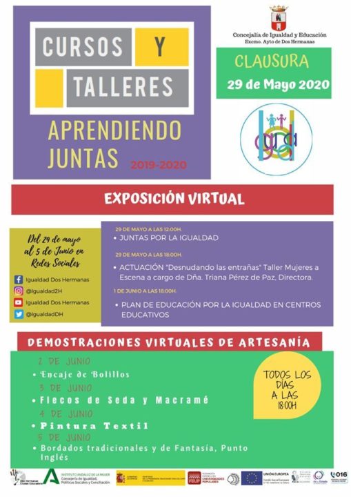 Clausura online del Programa de cursos y talleres Aprendiendo Juntas