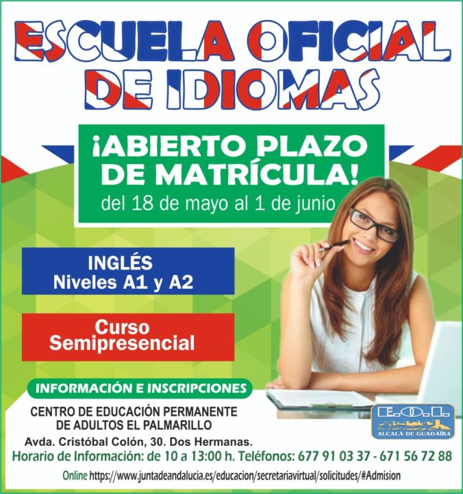 Matriculación en los cursos de inglés en el CEPER El Palmarillo