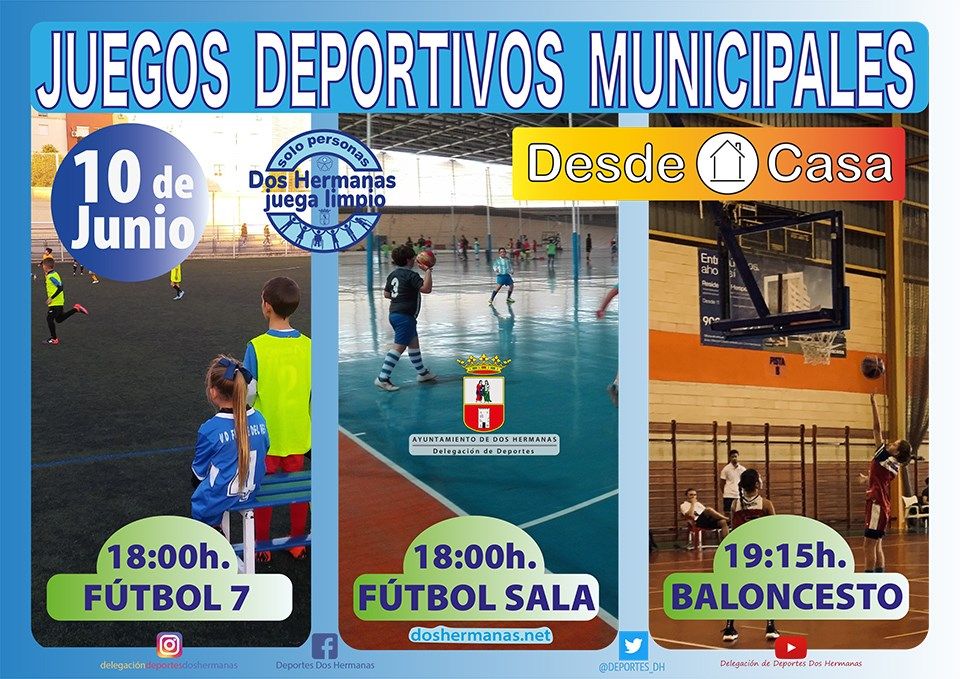 Nueva cita con los Juegos Deportivos Municipales desde Casa