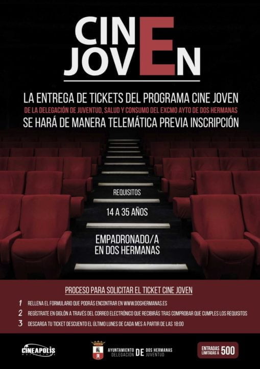 Cine Joven estrena plataforma telemática para el reparto de los tíckets