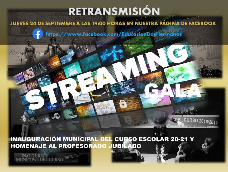 En streaming será el acto de inauguración del curso escolar 2020-21