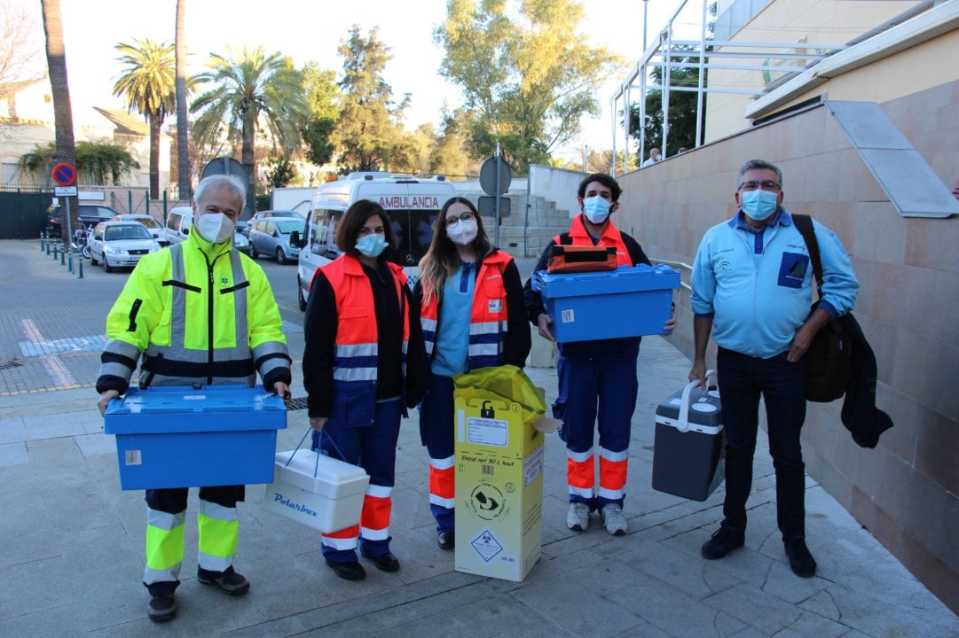 Las primeras vacunas contra el Covid-19 llegan a Dos Hermanas