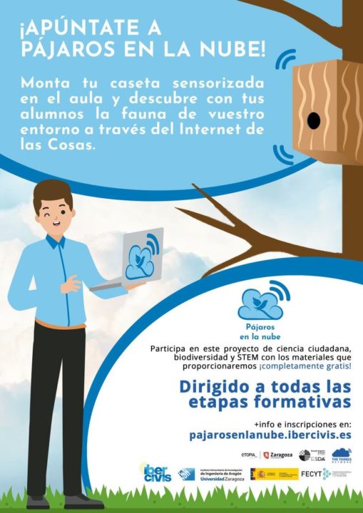 Pájaros en la Nube, nuevo proyecto ambiental para colegios