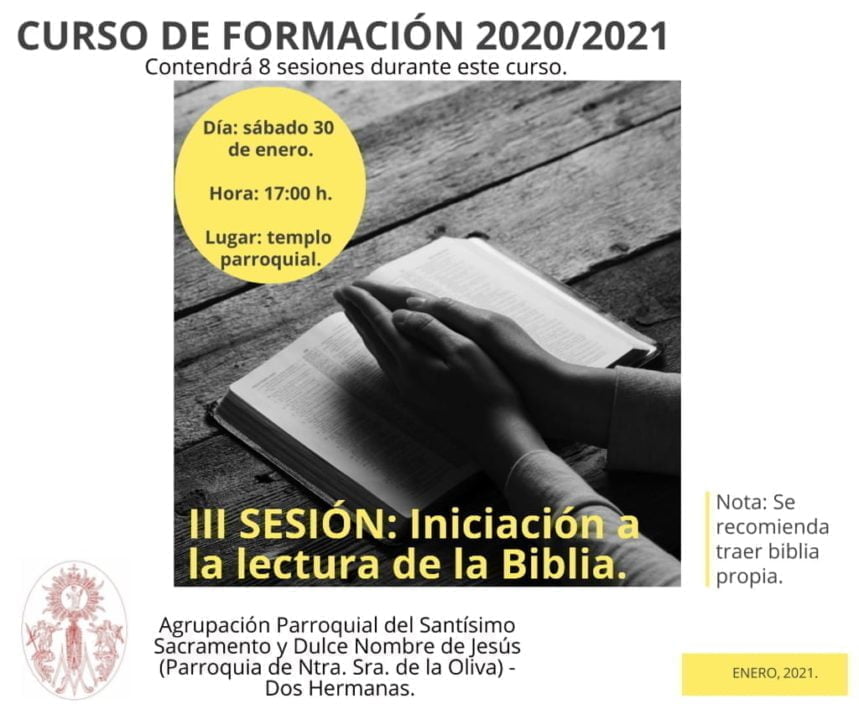 Nueva jornada formativa de la Sacramental del Dulce Nombre