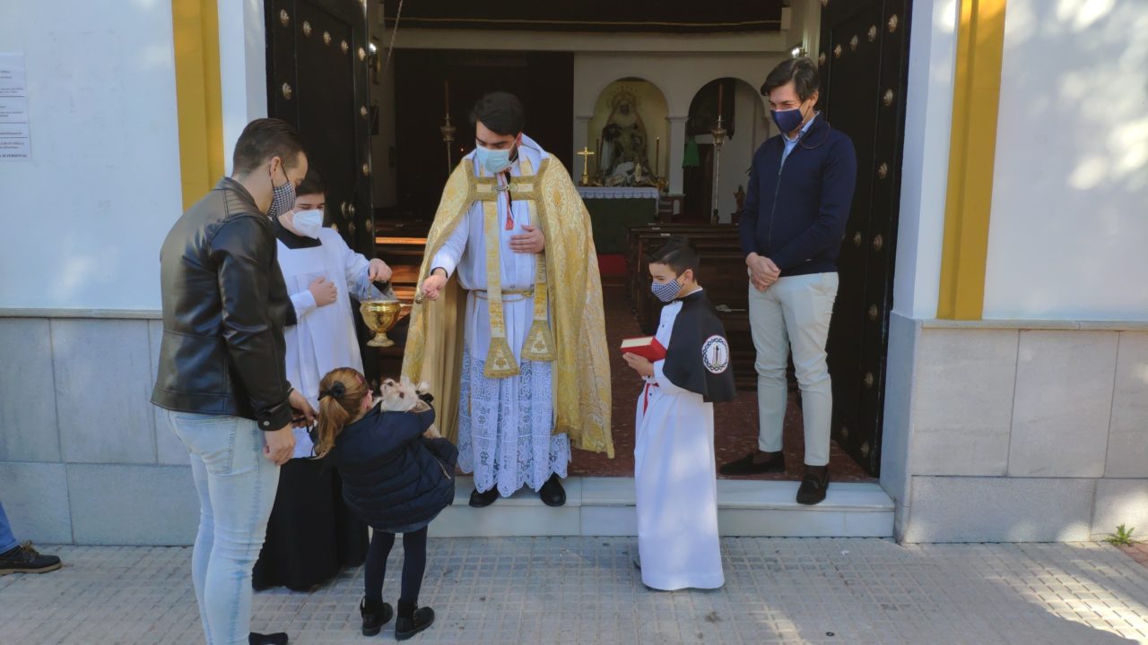 Por San Antón, bendición de mascotas en la zona sur de la ciudad