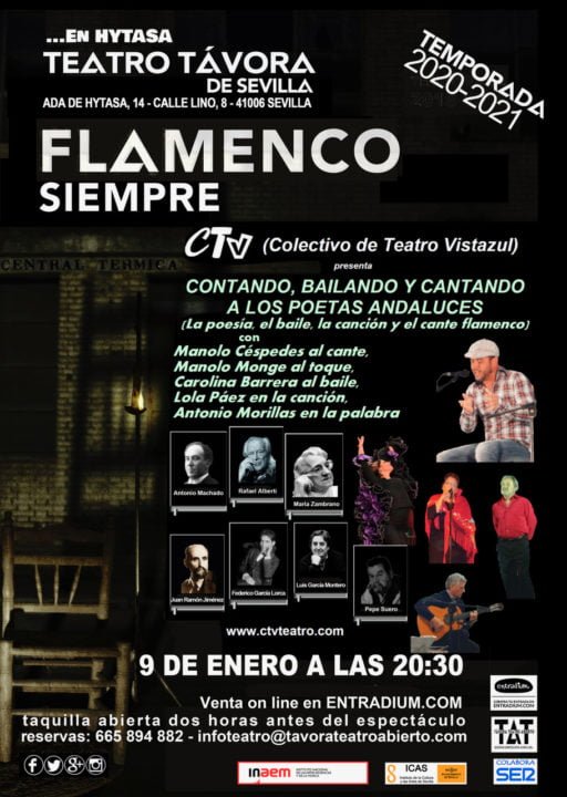 El Teatro Távora recibe al CTV con su montaje sobre los poetas andaluces