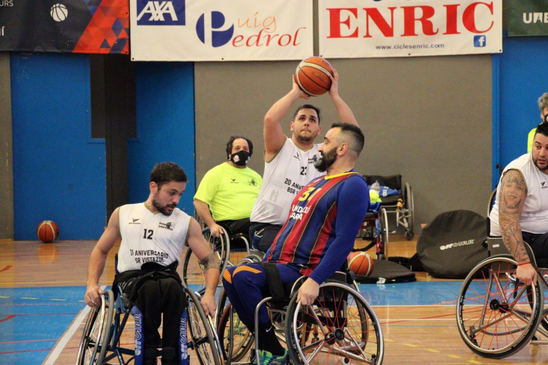 Doble esfuerzo sin premio para el BSR Vistazul en Barcelona
