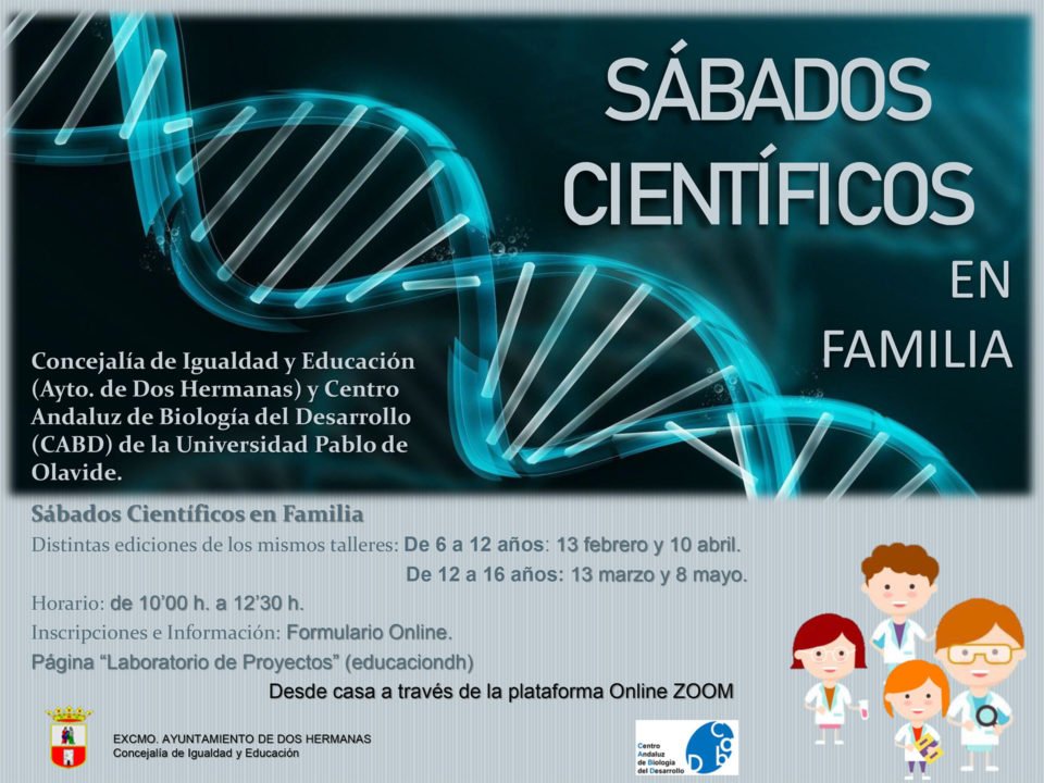 Los Sábados Científicos en Familia vuelven en formato online