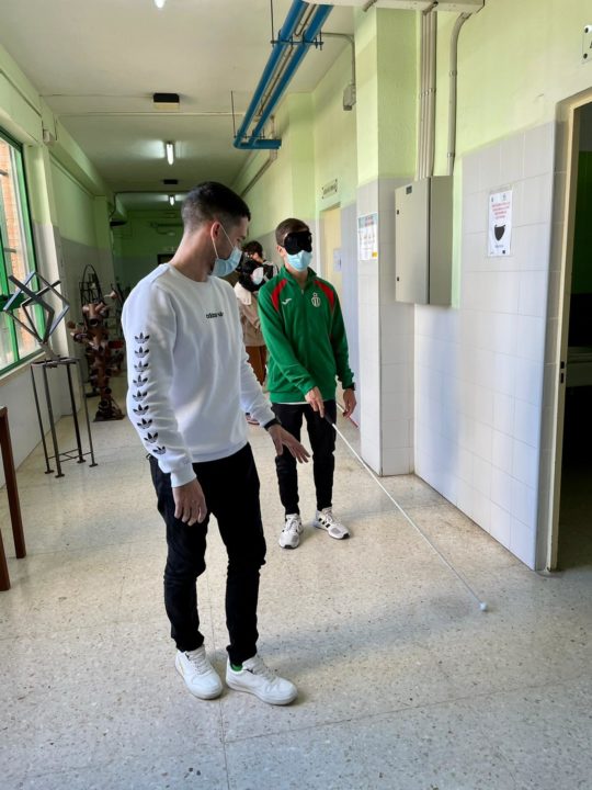 Fin a la primera jornada de accesibilidad del IES El Arenal
