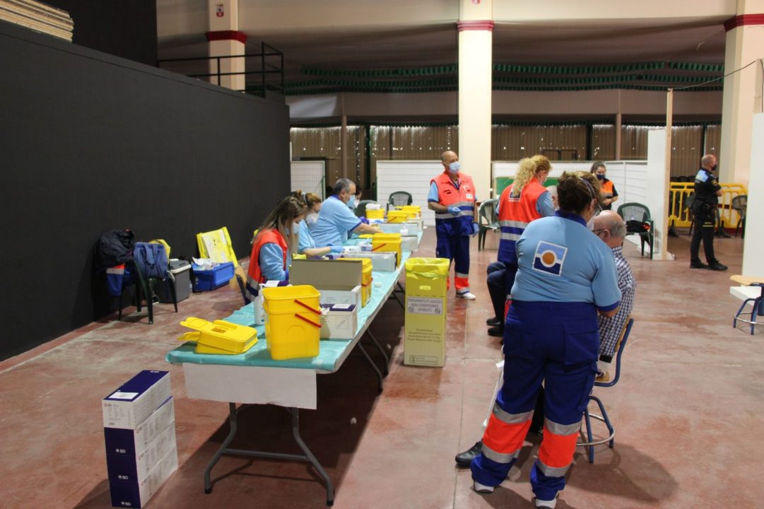El principal centro de vacunación Covid-19 suministra 4.500 dosis en abril
