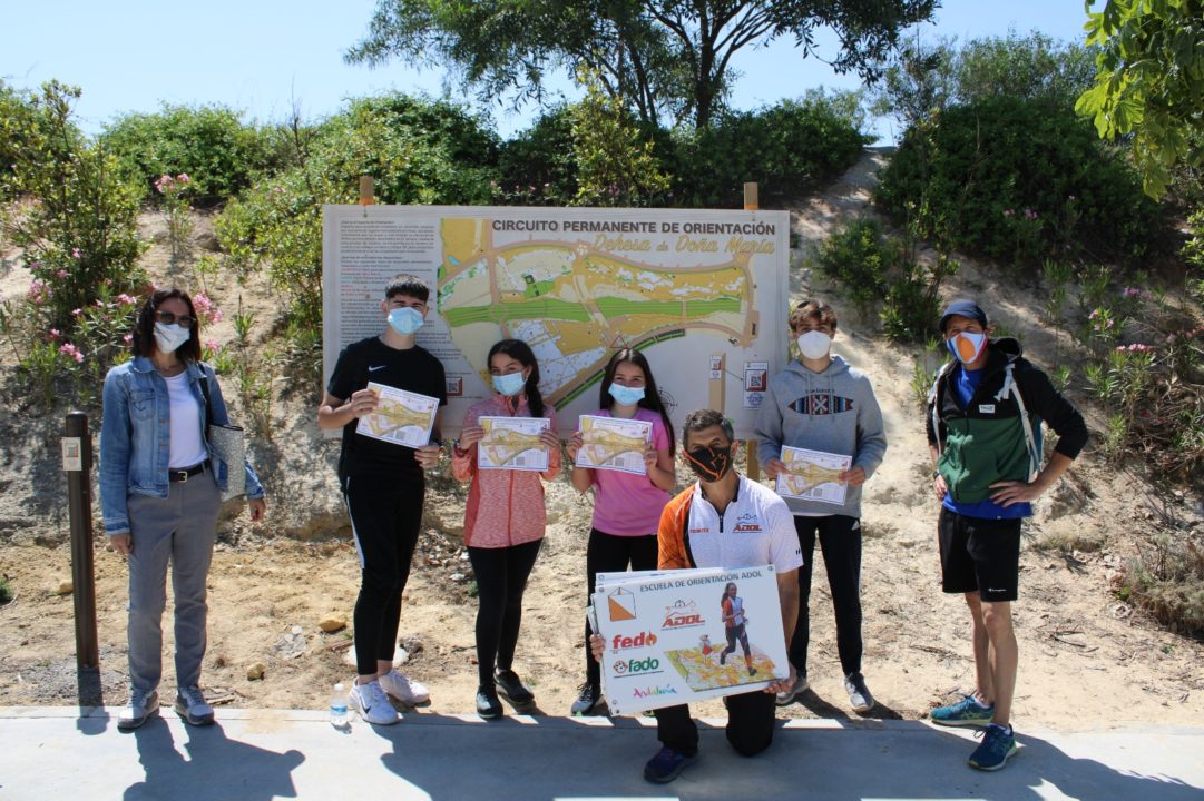 Nuevo circuito de orientación para escolares en el parque forestal