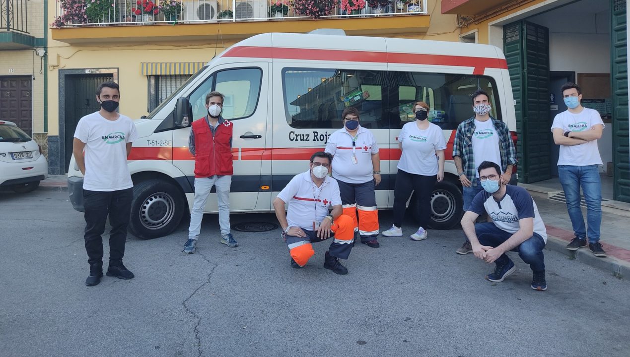 Juventud en Marcha entrega 1.200 kilos de solidaridad a Cruz Roja