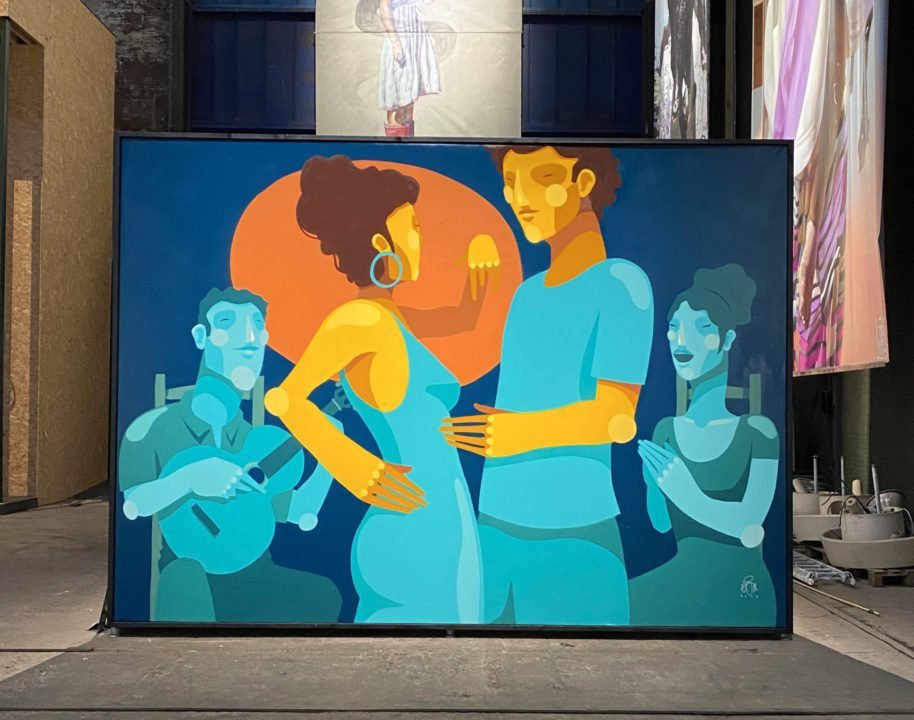 El Straat Museum de Ámsterdam acoge una obra de Zësar Bahamonte