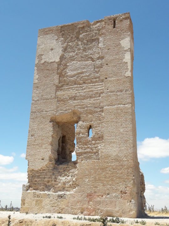 La puerta original de la Torre de los Herberos sale a la luz