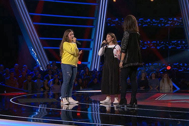 La semifinal de La Voz Kids ya espera a Lola y Rocío Avilés