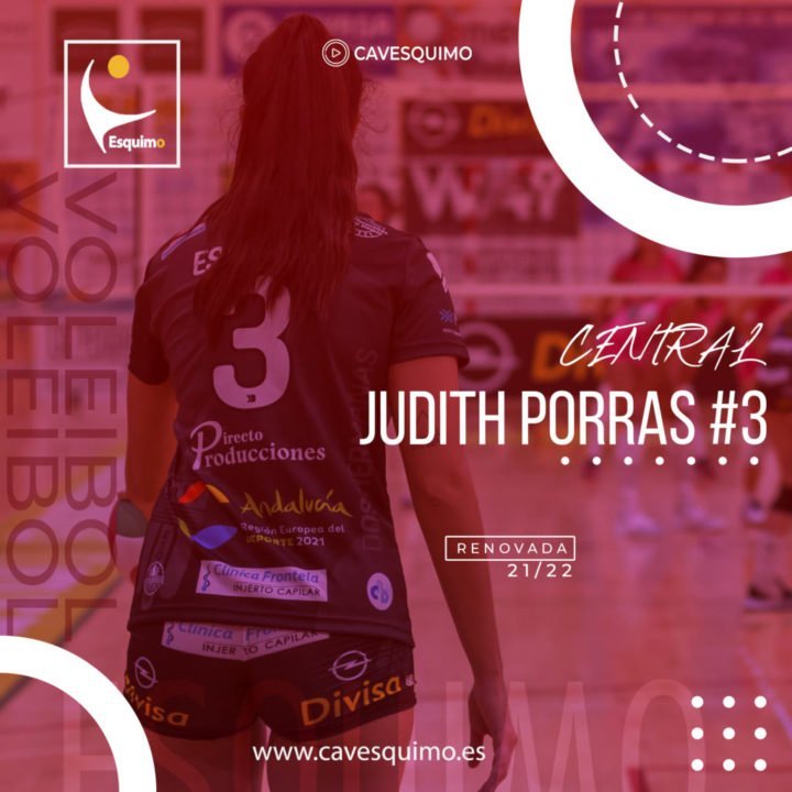 Judith Porras ha sido renovada por el CAV Esquimo 2021/22